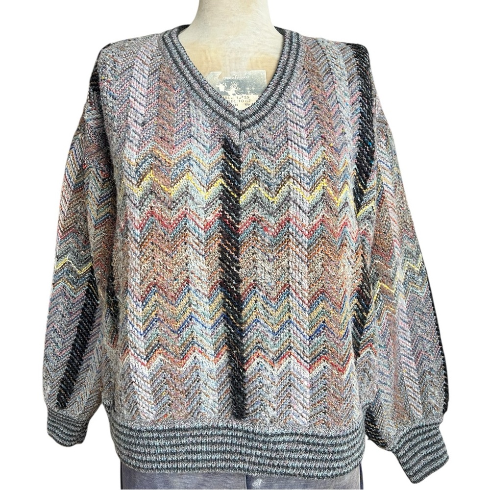 Vintage 90s TBC Express V-neck Sweater